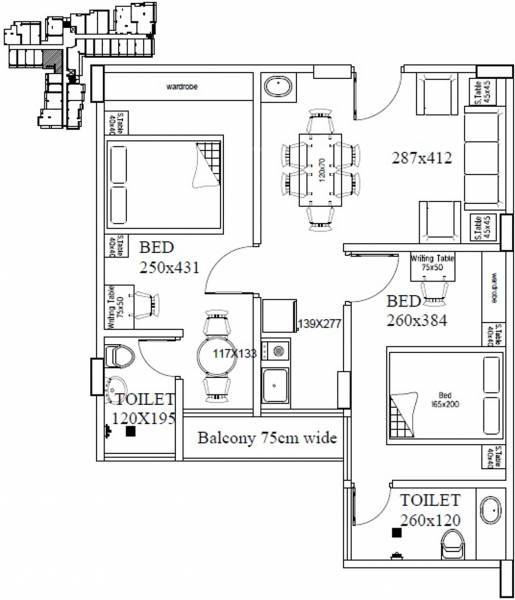 Lord Pushpanjali (2BHK+2T (820 sq ft) 820 sq ft) Lord Pushpanjali (2BHK+2T (820 sq ft) 820 sq ft)