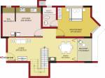 Alhind Seafort Lower Level Duplex Plan (4BHK+3T (1,838 sq ft) 1838 sq ft)