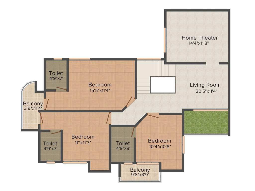 Haritham (4BHK+5T (3,384 sq ft) 3384 sq ft)