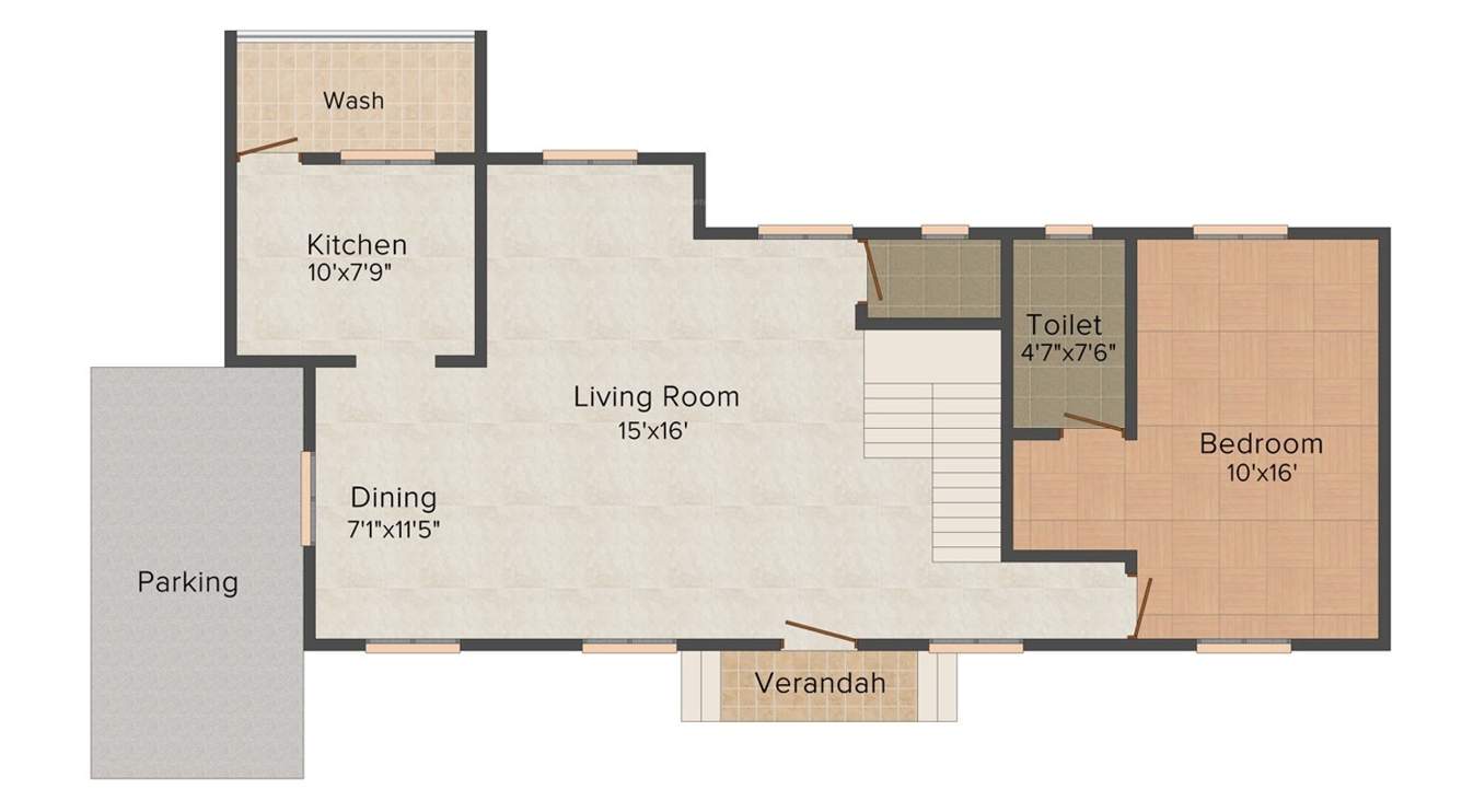  serene county Floor Plan Ground Floor Plan