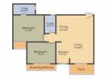 Cancun Skylark (2BHK+2T (900 sq ft) 900 sq ft) Cancun Skylark (2BHK+2T (900 sq ft) 900 sq ft)