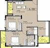 Mittal Pride (2BHK+2T (1,205 sq ft) 1205 sq ft)