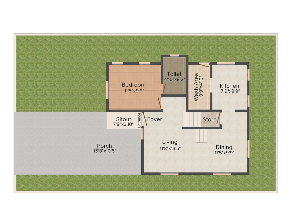 Classic Tropicana Hills (3BHK+3T (1,449 sq ft) 1449 sq ft)