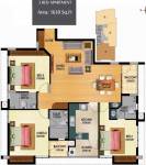 Nikunjam Rialto (3BHK+3T (1,630 sq ft) 1630 sq ft)