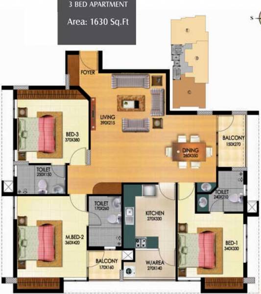 Nikunjam Rialto (3BHK+3T (1,630 sq ft) 1630 sq ft) Nikunjam Rialto (3BHK+3T (1,630 sq ft) 1630 sq ft)