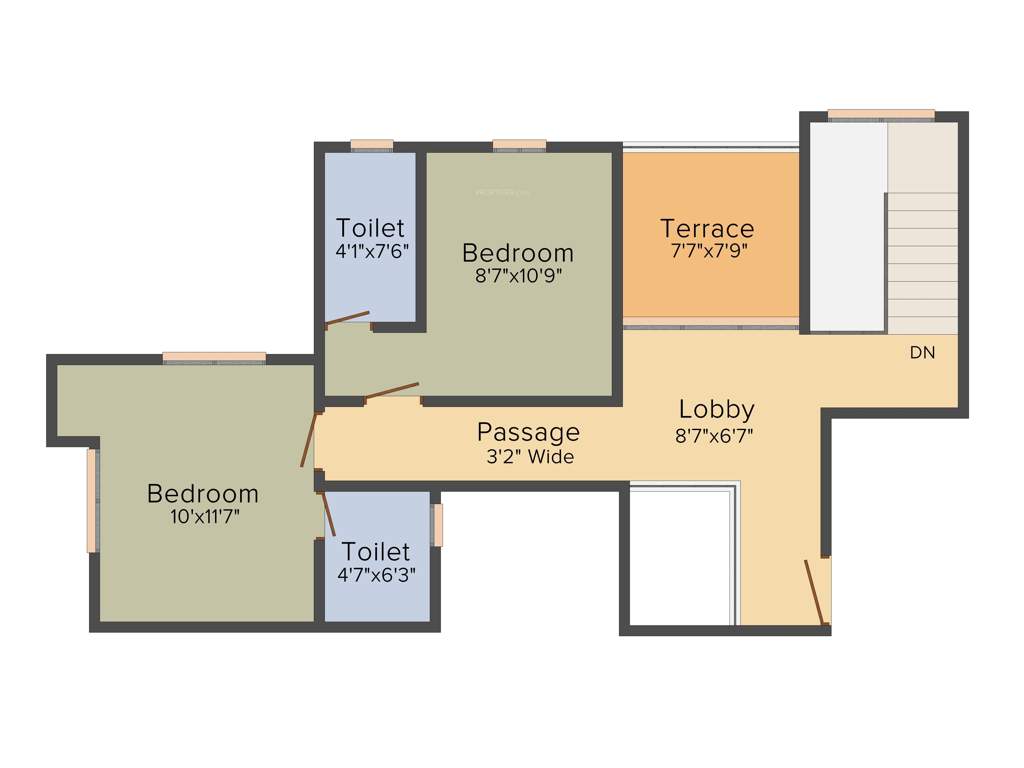 Purti Jewel (3BHK+4T (1,899 sq ft) 1899 sq ft)