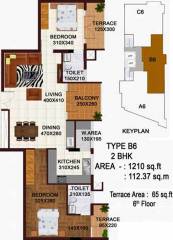 PRS Krishna (2BHK+2T (1,210 sq ft) 1210 sq ft) PRS Krishna (2BHK+2T (1,210 sq ft) 1210 sq ft)
