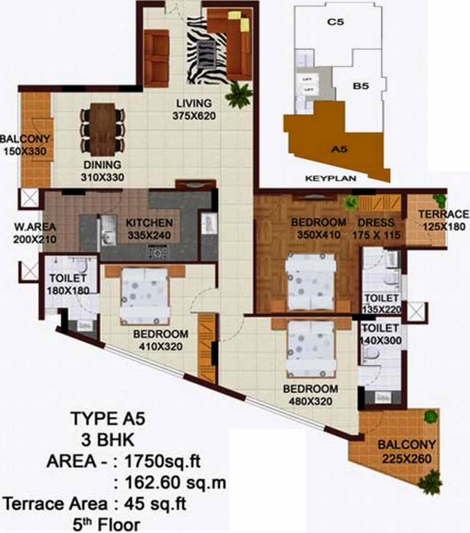 PRS Krishna (3BHK+3T (1,750 sq ft) 1750 sq ft) PRS Krishna (3BHK+3T (1,750 sq ft) 1750 sq ft)