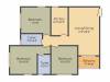Starom Millenia (3BHK+2T (1,140 sq ft) 1140 sq ft)