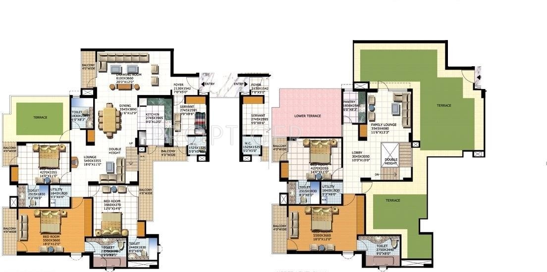 Purvanchal Heights (5BHK+5T (4,005 sq ft) + Study Room 4005 sq ft) Purvanchal Heights (5BHK+5T (4,005 sq ft) + Study Room 4005 sq ft)