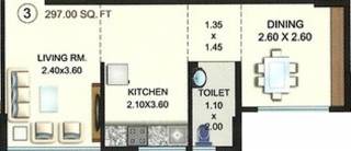 Shraddha Infinity (1BHK+1T (297 sq ft) 297 sq ft) Shraddha Infinity (1BHK+1T (297 sq ft) 297 sq ft)