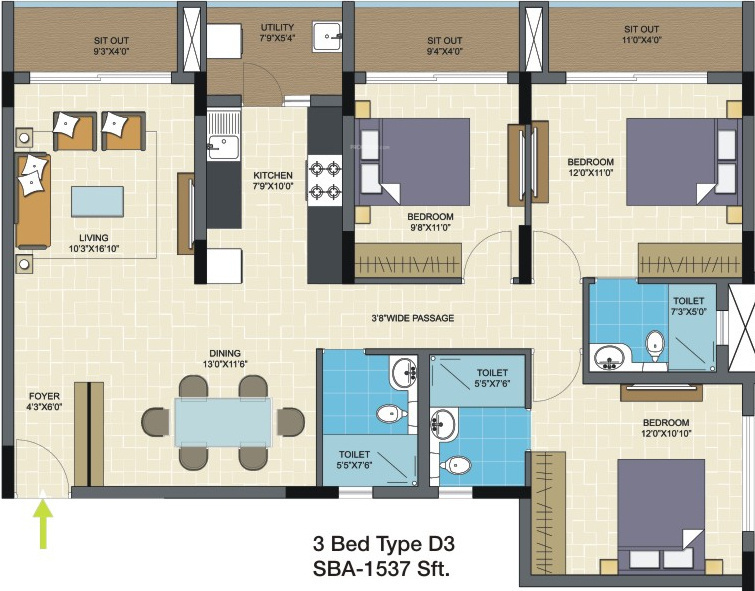 Floor Plan  columbus square Floor Plan Floor Plan