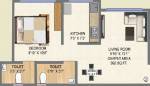 Shraddha Landmark Orchid Avenue (1BHK+2T (392 sq ft) 392 sq ft)