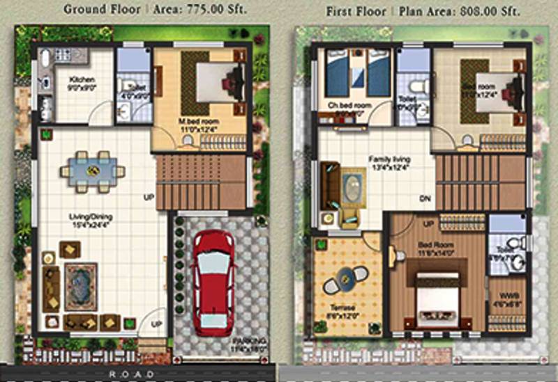 Revival Wave City (4BHK+3T (1,583 sq ft) 1583 sq ft)