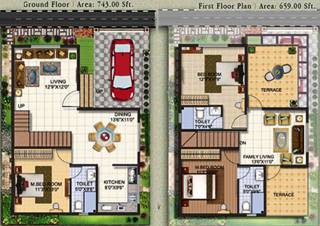 Revival Wave City (3BHK+3T (1,402 sq ft) 1402 sq ft)