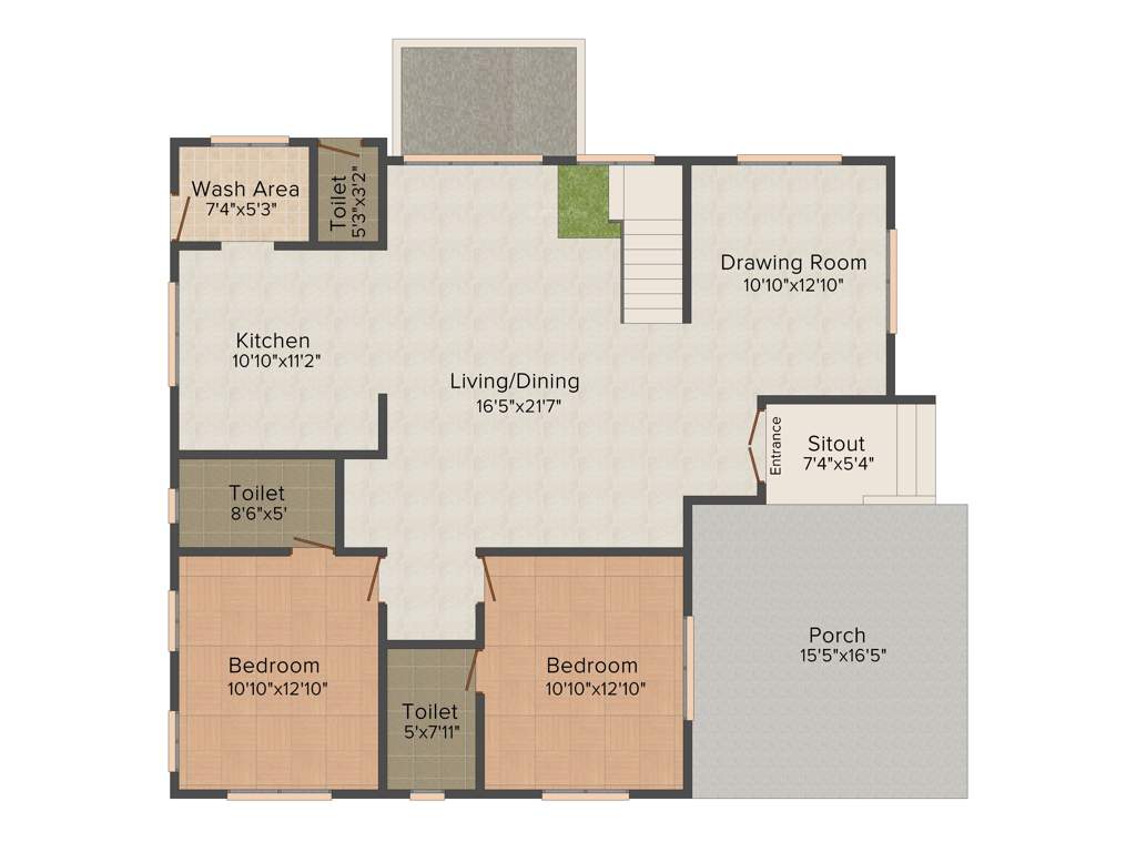 Tulsi Blu Rain Water Front (4BHK+4T (2,506 sq ft) 2506 sq ft)