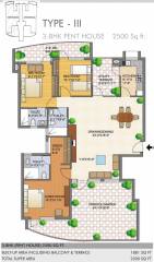 NBCC Valley View (3BHK+3T (2,500 sq ft) 2500 sq ft)