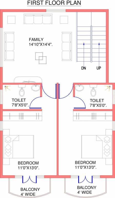  Flamenco (3BHK+3T (1,600 sq ft) 1600 sq ft)