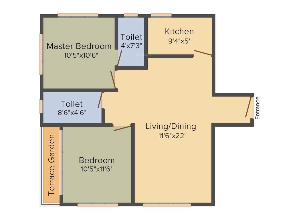 Gopinath Urban Breath (2BHK+2T (780 sq ft) 780 sq ft)