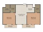 Tulsiani Palacio Imperial White (2BHK+2T (1,188 sq ft) 1188 sq ft)