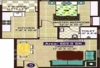 Citadil Sharath Paradise (1BHK+1T (665 sq ft) 665 sq ft) Citadil Sharath Paradise (1BHK+1T (665 sq ft) 665 sq ft)