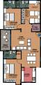Modi Properties Home Line Verdure (3BHK+3T (1,710 sq ft)   Pooja Room 1710 sq ft) Modi Properties Home Line Verdure (3BHK+3T (1,710 sq ft)   Pooja Room 1710 sq ft)