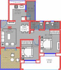 Majestique IRA (2BHK+2T (970 sq ft) 970 sq ft)