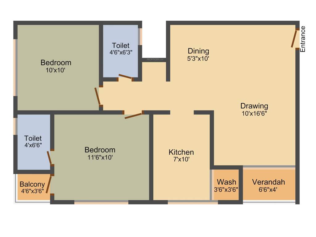 Himalaya Pearl (2BHK+2T (1,179 sq ft) 1179 sq ft)
