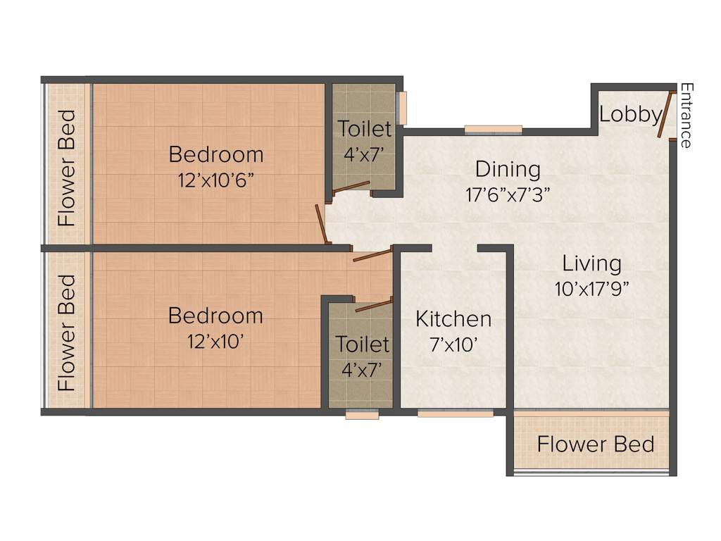 Milan Albela CHS (2BHK+2T (885 sq ft) 885 sq ft)