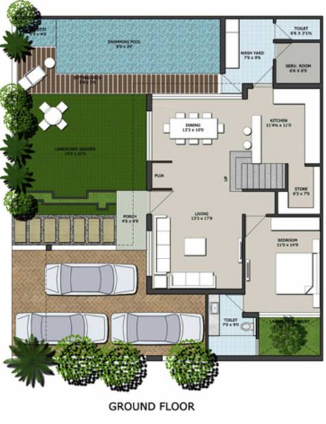 RK Ishaan Bungalows (4BHK+4T (4,950 sq ft) 4950 sq ft)