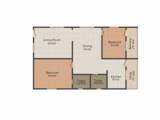 Pratyusha Aksharas Meadows (2BHK+2T (1,385 sq ft) 1385 sq ft) Pratyusha Aksharas Meadows (2BHK+2T (1,385 sq ft) 1385 sq ft)