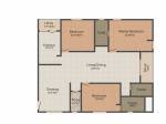 Pratyusha Aksharas Meadows (3BHK+3T (1,710 sq ft) + Pooja Room 1710 sq ft)