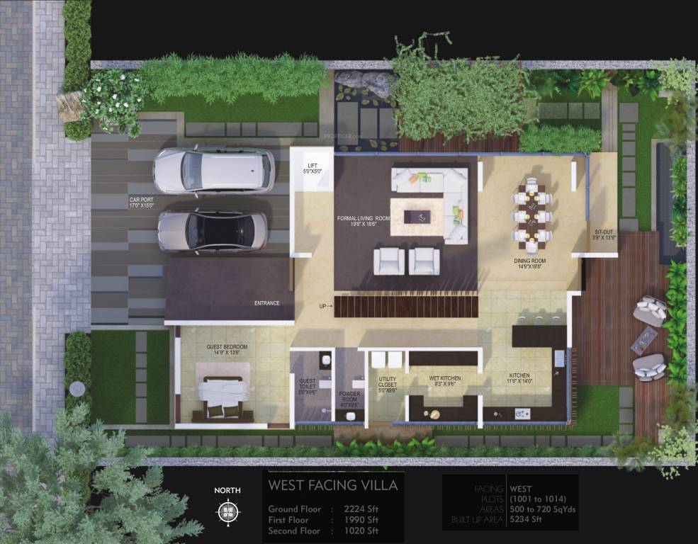 Navanaami Krinss (4BHK+5T (5,234 sq ft)   Pooja Room 5234 sq ft)