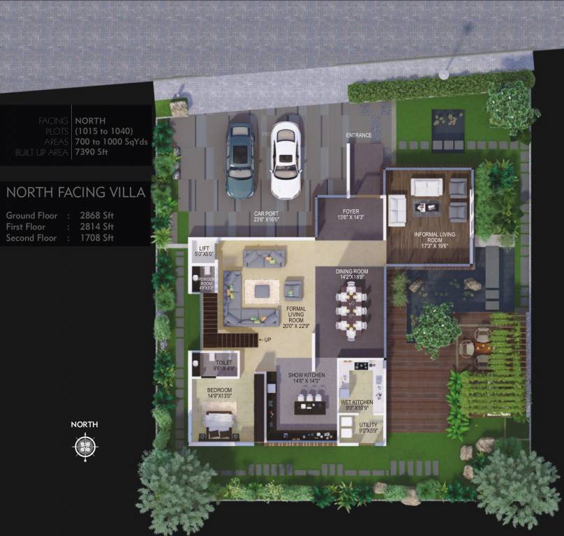 Navanaami Krinss (5BHK+5T (7,390 sq ft)   Pooja Room 7390 sq ft)