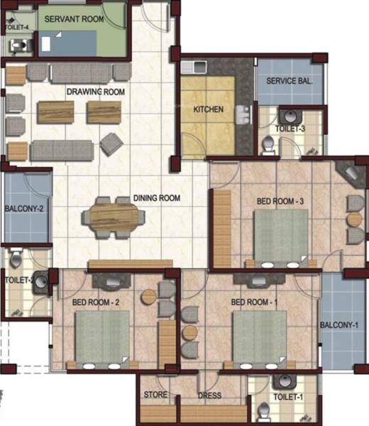  apartments Floor Plan Floor Plan