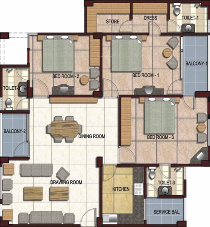  apartments Floor Plan Floor Plan
