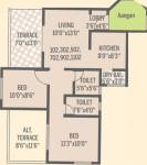Bhoomi Orabelle (1BHK+2T (841 sq ft)   Study Room 841 sq ft) Bhoomi Orabelle (1BHK+2T (841 sq ft)   Study Room 841 sq ft)
