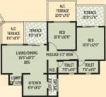 Bhoomi Orabelle (2BHK+2T (1,011 sq ft) 1011 sq ft) Bhoomi Orabelle (2BHK+2T (1,011 sq ft) 1011 sq ft)