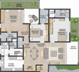 Sobha 25 Richmond (3BHK+4T (2,779 sq ft) + Servant Room 2779 sq ft)