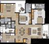 Sobha 25 Richmond (3BHK+4T (2,777 sq ft) + Servant Room 2777 sq ft)