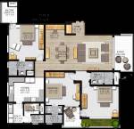 Sobha 25 Richmond (3BHK+3T (2,827 sq ft) + Servant Room 2827 sq ft)
