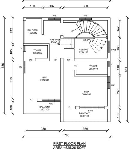  the-manzanita-garden-villa Floor Plan First Floor Plan