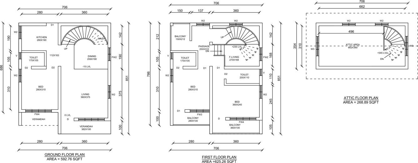 Manntree The Manzanita Garden Villa (3BHK+3T (1,250 sq ft) 1250 sq ft)
