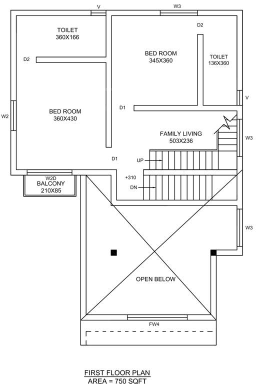  the manzanita garden villa Floor Plan First Floor Plan