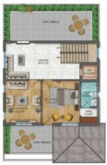 Second Floor Plan palm ridge Floor Plan Second Floor Plan