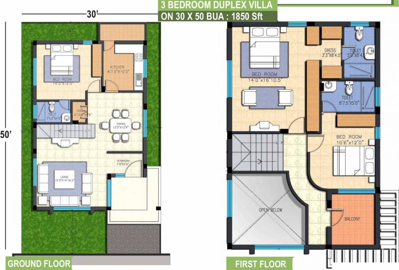 JR Garden Retreat Villas (3BHK+3T (1,850 sq ft)   Pooja Room 1850 sq ft)
