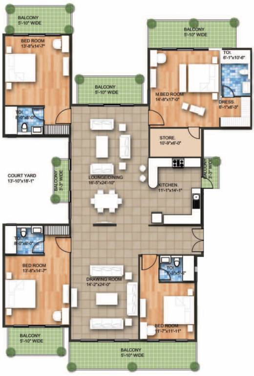 Raheja Aranya Independent Floors (4BHK+4T (3,408 sq ft) 3408 sq ft) Raheja Aranya Independent Floors (4BHK+4T (3,408 sq ft) 3408 sq ft)