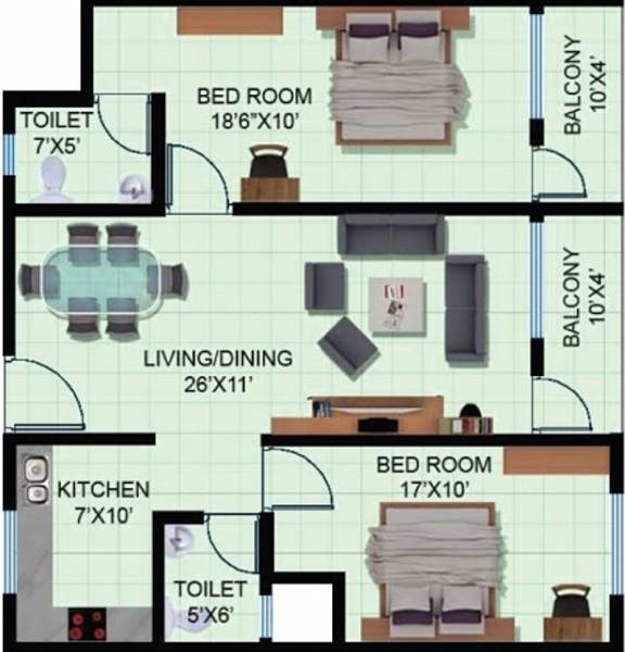 Inner Urban Lake Front (2BHK+2T (1,154 sq ft) 1154 sq ft) Inner Urban Lake Front (2BHK+2T (1,154 sq ft) 1154 sq ft)