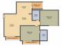 Gala Marigold (2BHK+2T (1,110 sq ft) 1110 sq ft) Gala Marigold (2BHK+2T (1,110 sq ft) 1110 sq ft)