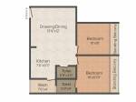 Vedam Upvan Avenue (2BHK+2T (1,125 sq ft) 1125 sq ft)